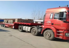 全国物流运输13.75米高低平板车-13.75米平板车怎么装货车